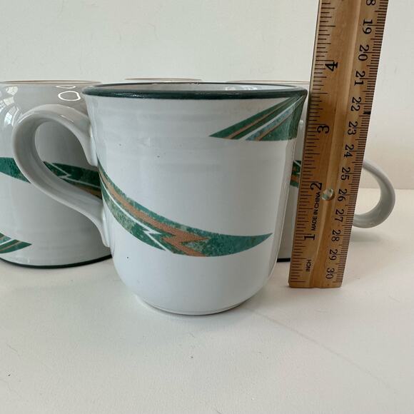 Vintage Noritake Coffee Mugs in New West Pattern Set of 5 - Picture 8 of 12